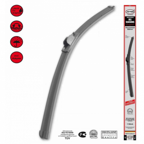 Sada přesných flat stěračů 58+45cm PIN Alfa Romeo HEYNER